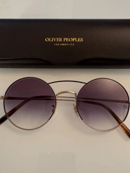 OLIVER PEOPLES NICKOL Sun in Lilac Dark Ombre Gradient MSRP$500 Rare Color main image 9